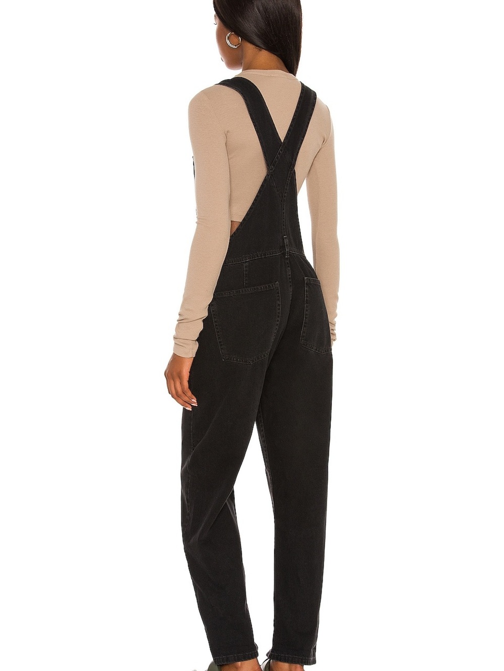 Free People We The Free Ziggy Denim Overall in Mineral Black - Picture 2 of 9